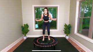 HIIT workout on rebounder