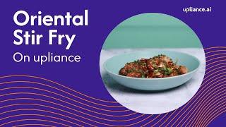 Everyone's Favourite: Oriental Stir Fry on the upliance  | ai cooking assistant