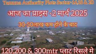 Updated Price  Yamuna Authority Plots  Sector -17,18,20 & 22D.