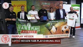 LOTTO Hessen Fair-Play-Ehrung 2022