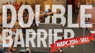 2014 North American Parkour Championships - Part 2. (Double Barrier)