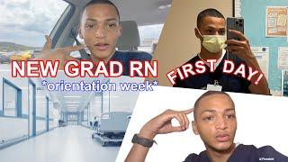 MY FIRST DAY AS A NEW GRAD NURSE! I Orientation Week I ICU Nurse Residency I Registered Nurse Vlog