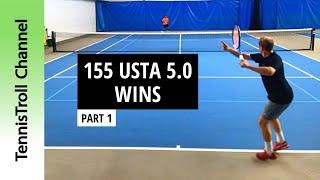 155 USTA 5.0 Wins: Dagger vs TennisTroll Part 1 [Oregon]