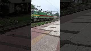 WAG 9 Locomotive with goods train
