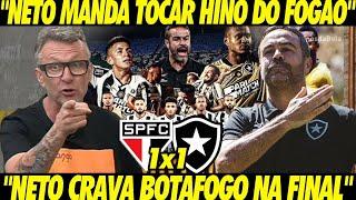 NETO SE RENDE e MANDA TOCAR o HINO do BOTAFOGO! "FOGÃO já ESTÁ na FINAL" OLHA ESSE TIMAÇO!