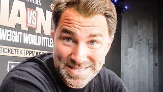 Eddie Hearn on Canelo TALKS vs Crawford SURPRISE UPDATE & other options: “IT’S IN PLAY, BUT…”