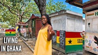 WHAT'S IT LIKE TO LIVE IN GHANA? | LIVING IN GHANA AS A WOMAN | SHOPPING, COOKING GHANA FOOD ETC.