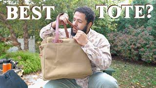 Filson Rugged Twill Tote w/ Zipper: The perfect travel bag?