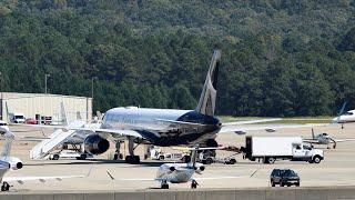 New Pacific Airlines Boeing 757-2B7 (N629NP) Takeoff | Raleigh-Durham Int'l Airport (9-28-24)