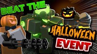 How to defeat the Halloween event boss on Tower Defense Simulator | ROBLOX