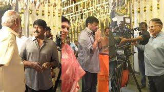 Chiranjeevi's #Mega156 Pooja Ceremony | Megastar Chiranjeevi | Vassishta | MM Keeravani|Sankharavam