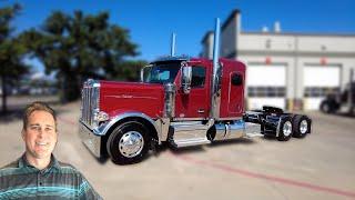 Diamond Red 2025 Peterbilt 589 58 inch Flat Top Legendary Package - SOLD