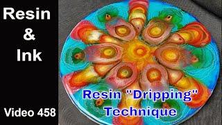 Resin Art "Dripping" Technique on 3 Layers