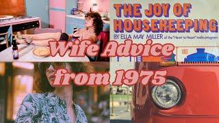 Vintage Wife Advice for Homemakers