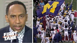 FIRST TAKE | Stephen A. says Ohio State should FIRE Ryan Day after Michigan upset & flag plant brawl