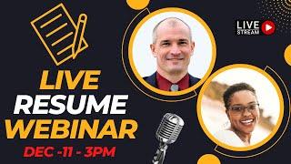 Canadianize Your Resume - LIVE WEBINAR