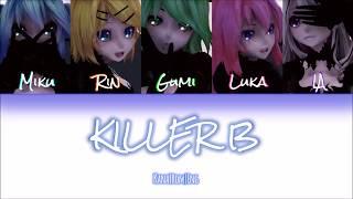 Umetora ft. DIVINE DIVA - KILLER B (Kana/Rom/Eng Color Coded Lyrics)