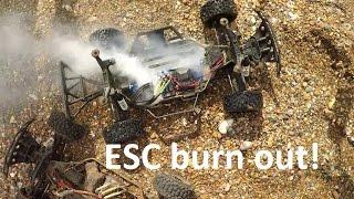 Traxxas Slash 4x4s KillerBodyRC Up In Smoke!