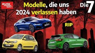 Auf Wiedersehen! Diese Modelle haben uns 2024 verlassen | auto motor und sport