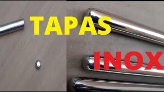 Tapa para TUBO INOXIDABLE de 1/2 PULGADA - Tapas de ACERO INOXIDABLE / Tapita para BARANDAS