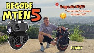 Begode MTEN5 is here!  Mten5 "First" impressions and ETMax ride through mountains with Begode team