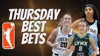 Best WNBA Player Prop Picks, Bets, Parlays, Predictions Today Thursday August 15th 8/15