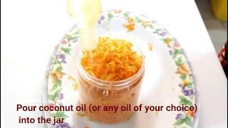 How to make carrot oil for hair and skin