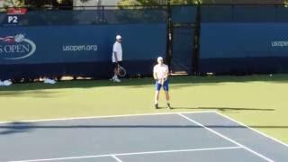 Ivan Lendl with Andy Murray at US Open 2016 filmed by LendlTennis