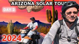 Arizona  Solar Electric Bike Tour 2024 Day 2