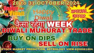 28 TO 31 OCTOBER 2024 NIFTY BANK NIFTY PREDICTION,  ASTROLOGY VIEW