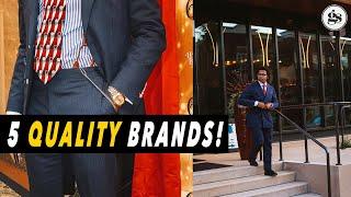 5 QUALITY Brands I Recommend In 2020! | GentStyle