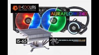 ID-Cooling IS-65 and Auraflow X 240 CPU Cooler Review