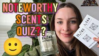 I TRIED AN INSTA scent QUIZ from Noteworthy scents @instagram