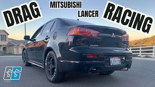 I took my Mitsubishi Lancer Drag Racing