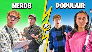 Nerds VS Populaire Kids na School 