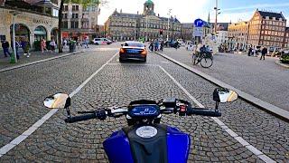 [RAW 4K] POV | YAMAHA MT-07 2021 | FAST - HIGHWAY TO AMSTERDAM CITY | FULL AKRAPOVIC