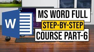 MS WORD Complete Course in (Urdu/Hindi) Last Part