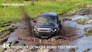 DEFENDER OCTA OFF ROAD TEST DRIVE // MUD, WATER,SAND