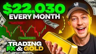 Easiest 5 MIN Supply & Demand Scalping Strategy (Trading GOLD & FOREX)