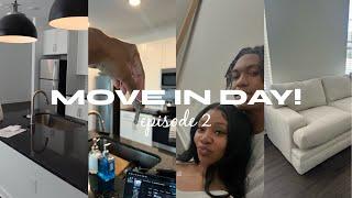 moving out series ep 2 : move in day!! (empty apartment tour, first night, etc)