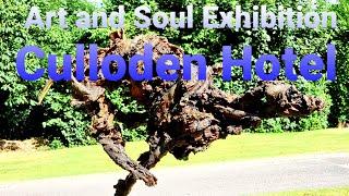 Art and Soul Sculptures and Exhibits at the Culloden Hotel grounds July 2021 #ddptravel #hastings