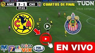 América vs. Chivas en vivo, donde ver, a que hora juega América vs. Chivas Liga MX Femenil 2024 hoy