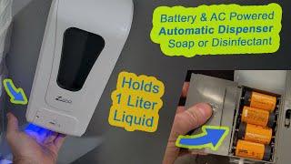 Automatic Hand Sanitizer Dispenser for Home - Sanitizer Dispenser Battery / AC Powered