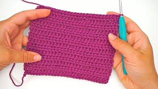 Learn to Half Double Crochet - Easy Crochet Tutorial for Absolute Beginners