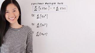 Derivatives - Constant Multiple Rule | Math with Janine