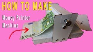 How to make a Money Printer  Machine  |  Magic