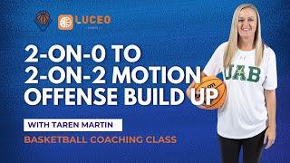 Motion Offense: 2-on-0 to 2-on-2 Build Up with Taren Martin