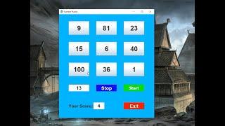 Number Puzzle Game by Java Netbeans