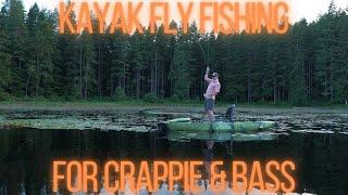 Hobie Pro Angler Kayak Fly Fishing For Bass & Crappie On Kitsap Peninsula