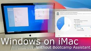 Install Windows 10 on an iMac without Bootcamp Assistant